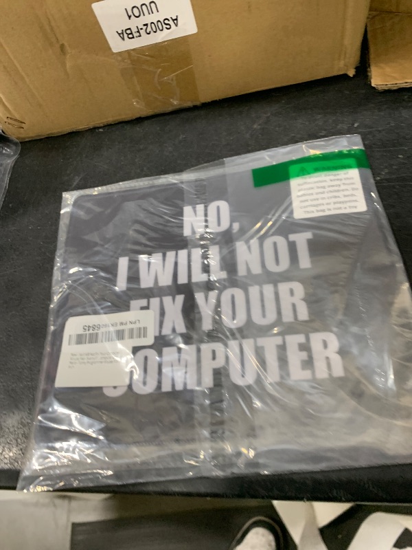 Photo 1 of No I Will Not Fix Your Computer Mouse Pad - Funny IT Geek for Men Women - Computer Engineer Nerd - Funny Programmer Mouse Mat 9.5 Inch
