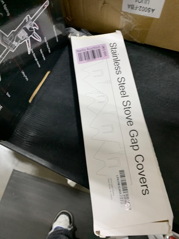 Photo 1 of Stove Gap Covers Stainless Steel,2 Pack Stove Gap Filler,Stove Guard for Gas Stoves Oven Counter Side Gap, Retractable Length 13.8" to 27.5", Width 0.79",Heat Resistant and Easy to Clean