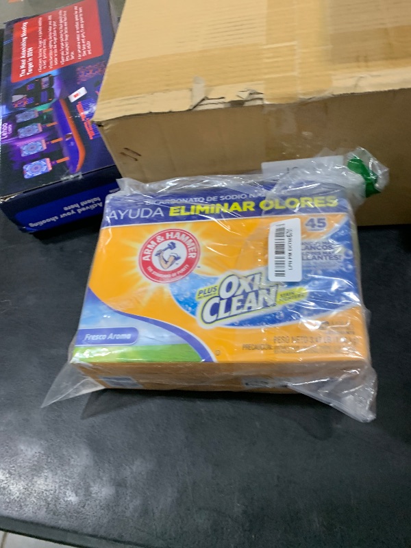 Photo 1 of Arm & Hammer Plus OxiClean Powder Laundry Detergent, Fresh Scent, 45 Loads, 3.48 Pound (Pack of 1) - Package May Vary