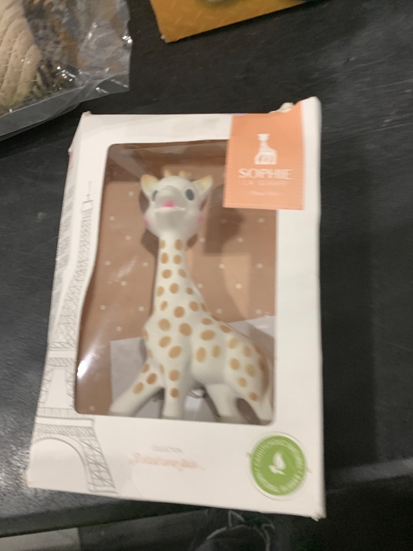 Photo 1 of Sophie la girafe | Handcrafted for 60 Years in France | 100% Natural Rubber | Designed for Teething Babies | Awaken All 5 Senses | Easy to Clean | Pack of 1