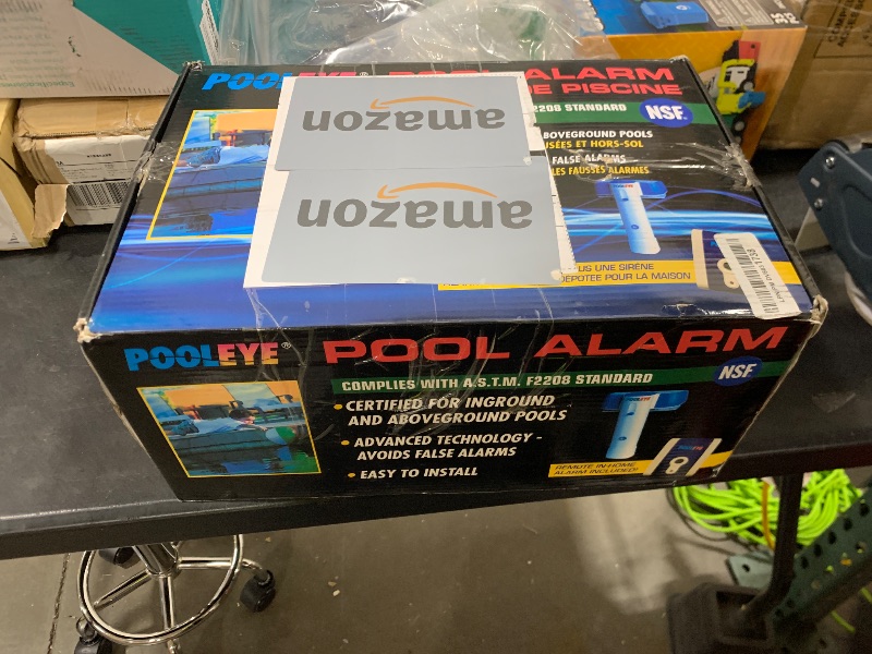Photo 1 of PoolEye Immersion Mountable Pool Alarm Compatible with Inground & Aboveground Pools ASTM-Compliant, Water Motion Sensor Advanced Technology Dual Protection, Poolside and In-Home Sirens, Multicolor