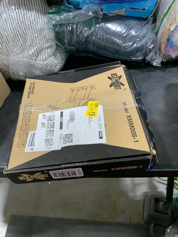 Photo 1 of USX MOUNT UL Listed Full Motion TV Mount, Swivel Articulating Tilt TV Wall Mount for 26-55Inch LED, 4K, Wall Mount Bracket with VESA 400x400mm Up to 77lbs, Perfect Center Design -XMM006-1