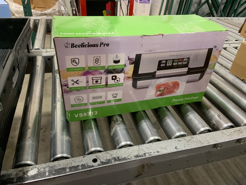Photo 1 of Precision Vacuum Sealer Machine, 2X Seal&130W Commercial Full Automatic Food Sealer, Powerful Food Preservation System with Handle,Built-in Cutter&Bags Storage&Hose,2 Bags Rolls,Stainless Steel