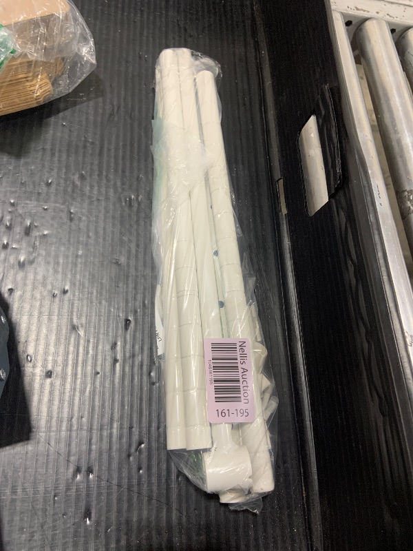 Photo 1 of Simple Houseware Adjustable Closet Hanging Rod, White