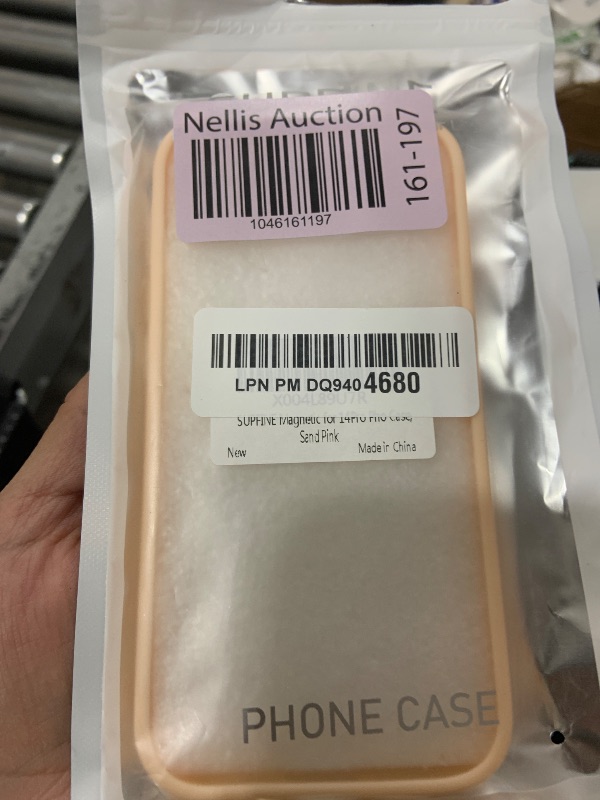 Photo 1 of SUPFINE Magnetic for iPhone 14 Pro Case (Compatible with MagSafe) (Military Grade Drop Protection) Slim Translucent Matte Shockproof with Anti-Fingerprint Phone Case,Sand Pink