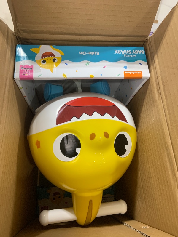 Photo 1 of Dynacraft Baby Shark Push Ride-on Toy for Chidlren Ages 18 Months - 3 Years