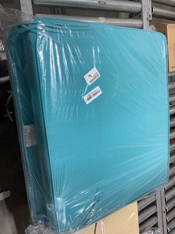 Photo 1 of HOMELYSIAN Waterproof Outdoor Chair Cushions 24x24, Memory Foam Outdoor Cushions for Patio Furniture with Removable Cover, Deep Seat Cushions for Outdoor Furniture with Ties and Handle, Teal