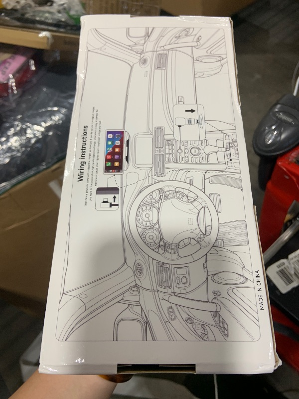 Photo 1 of Podofo Wireless Carlay Portable Car Stereo, 9.3 Inch HD IPS Carplay Screen with Android Auto, 2.5K Dash Cam, 1080P Backup Camera, Loop Recording, 64G TF Card, Navigation, Dual Bluetooth, AUX/FM