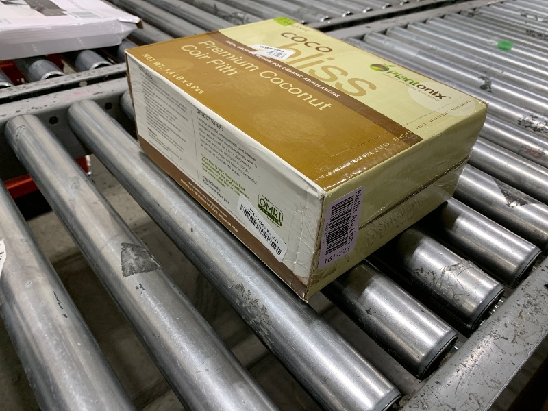 Photo 1 of Coco Coir 650gm Bricks (5-Pack) - Organic Coco Coir for Plants & Gardening - OMRI-Listed Cocopeat for Garden Soil, Seed Starter Soil, & Mulch - Organic Coconut Bricks - Coconut Fiber Potting Mix