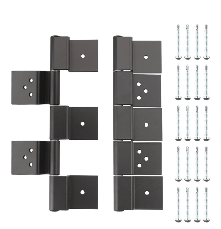 Photo 1 of RV Entry Door Replacement Hinge Kit, RV Camper Door Hinge for 5th Wheel Travel Trailer, RV Entry Door Replacement Parts - 2 Pcs