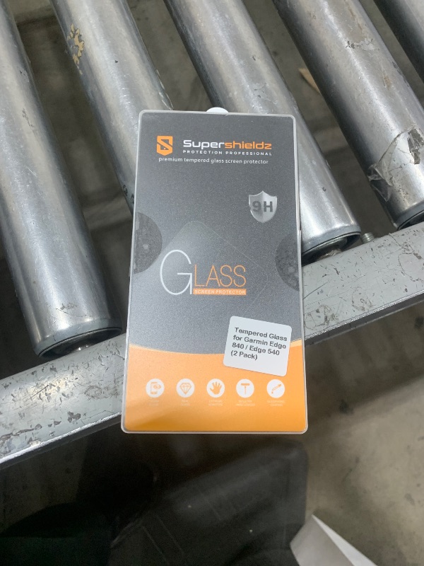 Photo 1 of Supershieldz (2 Pack) Designed for Garmin Edge 840 and Edge 540 Tempered Glass Screen Protector, Anti Scratch, Bubble Free