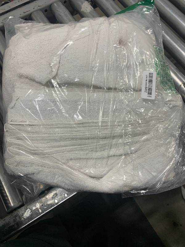 Photo 1 of STF Linen White Salon Towels 16x27 Inch Pack of 24 100% Ring Spun Cotton Terry Towel for Gym, Hair, Beauty, Spa, Face, Hand Towels Soft & Absorbent Fingertip