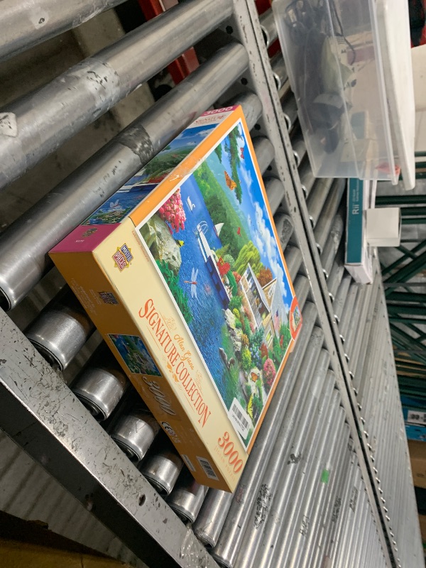 Photo 1 of MasterPieces 3000 Piece Jigsaw Puzzle for Adults, Family, Or Kids - Lakeside Memories - Flawed - 32"x45"