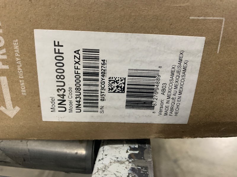 Photo 1 of Samsung 43-Inch Class Crystal UHD U8000F 4K Smart TV (2025 Model) Endless Free Content, Crystal Processor 4K, MetalStream Design, Knox Security, Alexa Built-in