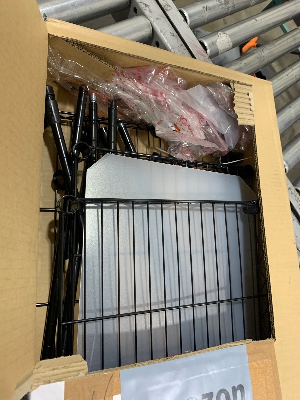 Photo 1 of 3-Tier Steel Wire Shelving Unit in Black (24 in. W X 30 in. H X 14 in. D)
