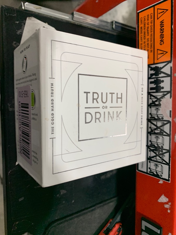 Photo 1 of Truth or Drink Party Game by Cut I As Seen on TikTok, YouTube, and Snapchat | 410 Hilarious Questions | Ages 21+ | 2+ Players I Fun Games for Adults