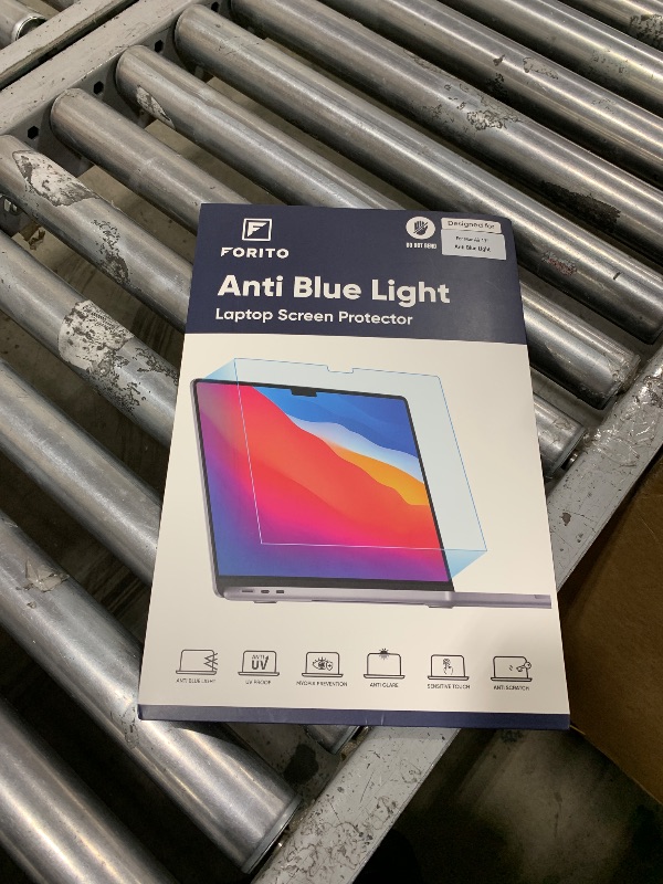 Photo 1 of  FORITO 2-Pack Anti Blue Light Screen Protector Compatible with 2022 MacBook Pro 13" with M2 Chip & MacBook Air 13" Model A1932 A2179 A2337 M1, Anti Glare & Anti Scratch Matte Laptop Screen Filter