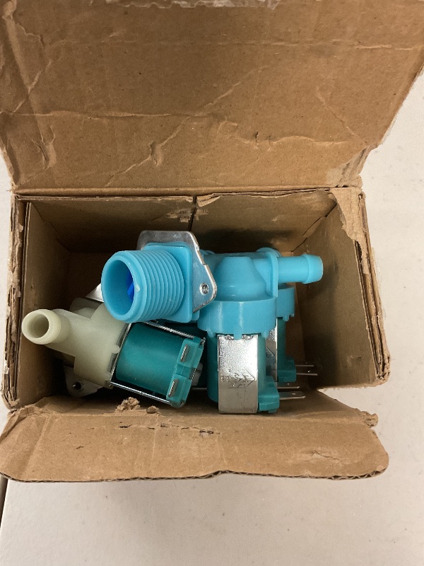 Photo 1 of DC62-00142G&DC62-30314K Washer Cold & Hot Water Valve Set Package compatible with Samsung, Maytag, Replace AP4211934, 2070188, PS4208672, WP34001248, WP34001131 AP4204535