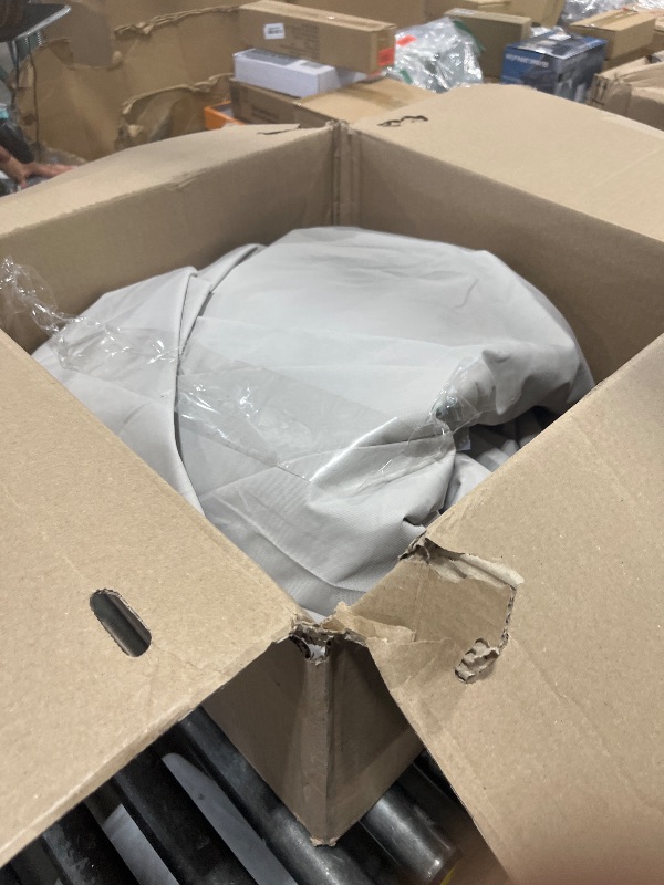 Photo 1 of Tuszom 1200D Waterproof Boat Cover Trailerable Marine Grade Polyester Universal Fits V-Hull, Bass, Runabout,Fishing,Ski Boat with Motor Cover,More Straps (Gray, 22' - 24' L, UP to 106" W)