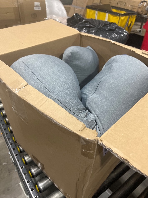 Photo 1 of Pharmedoc Pregnancy Pillows, U-Shape Full Body Pillow – Removable Cooling Cover -Dark Grey – Belly and Back Support - Maternity Essential - Pregnancy Must Haves