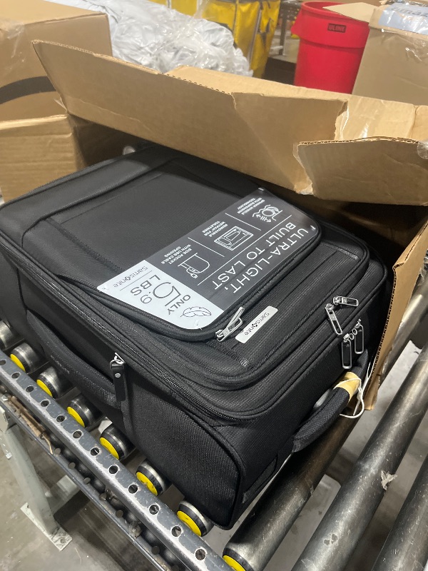 Photo 1 of Samsonite UpLIFT 20" Lightweight Softside Carry-On Luggage with Spinner Wheels - Expandable - Airline-Approved, Polyester Soft Suitcase for Ultra Light Travel - Black
