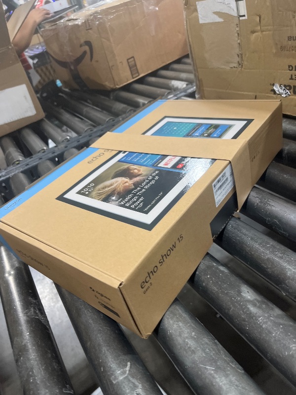 Photo 1 of Amazon Echo Show 15 (newest model), Full HD 15.6" kitchen hub for home organization, with built-in Fire TV and Alexa
