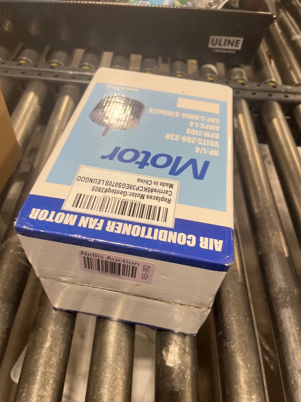 Photo 1 of Condenser Motor Replaces Carrier # 5KCP39EGS070S,5KCP39EGY823S Genteq #GE3905, Bryant Payne HC39GE236,237 HC39GE234A Dayton 6DLL0, 1/4HP 1100 RPM 208-230V 48Frame with Capacitor OEM Upgraded LEUNGOO