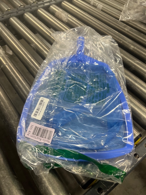 Photo 1 of LEVOTIYER Pool Skimmer - Pool Nets for Cleaning, Swimming Pool Leaf Skimmer Net is Used to Remove Leaves and Debris from The Surface of Swimming Pools (Blue)