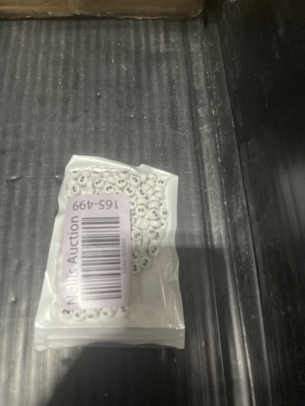 Photo 1 of Yiizzxin 200Pcs White Number 2 Beads for Bracelets,Acrylic Single Number-2 Beads,4x7mm Flat Round Acrylic Number Beads for Jewelry Making DIY Necklaces Key Chains Crafts Supply(Number-2)