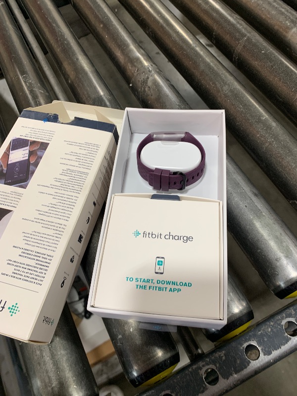 Photo 1 of Fitbit Charge 4 Fitness and Activity Tracker with Built-in GPS, Heart Rate, Sleep & Swim Tracking, Rosewood/Rosewood, One Size (S &L Bands Included)