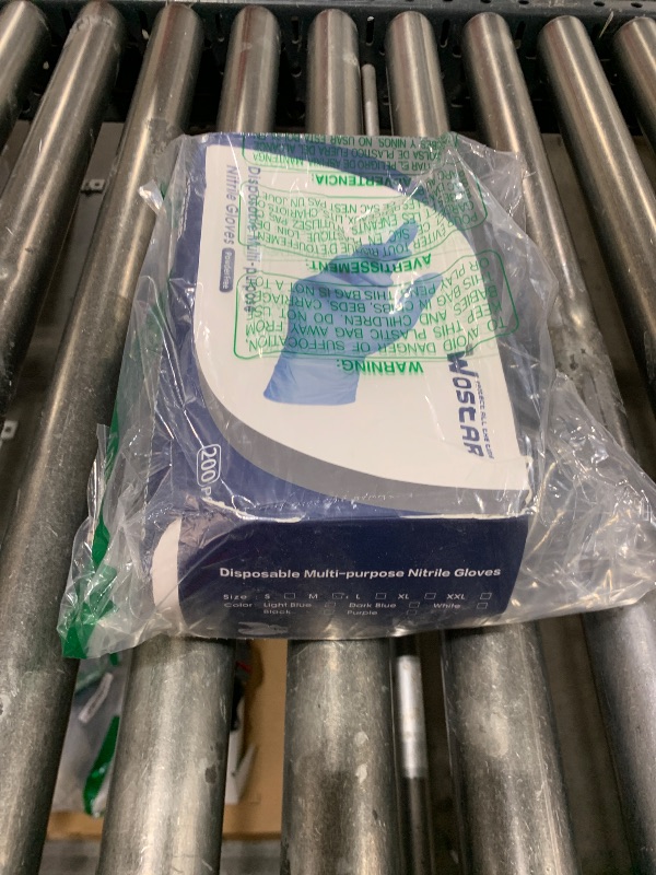 Photo 1 of Wostar Nitrile Gloves Medium 4Mil 200Pcs Powder & Latex Free Nitrile Exam Gloves for Food Handle or Industrial Use