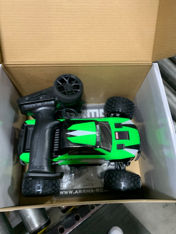 Photo 1 of ARRMA RC Truck 1/18 Granite GROM MEGA 380 Brushed 4X4 Monster Truck RTR with Battery & Charger, Green, ARA2102T3
