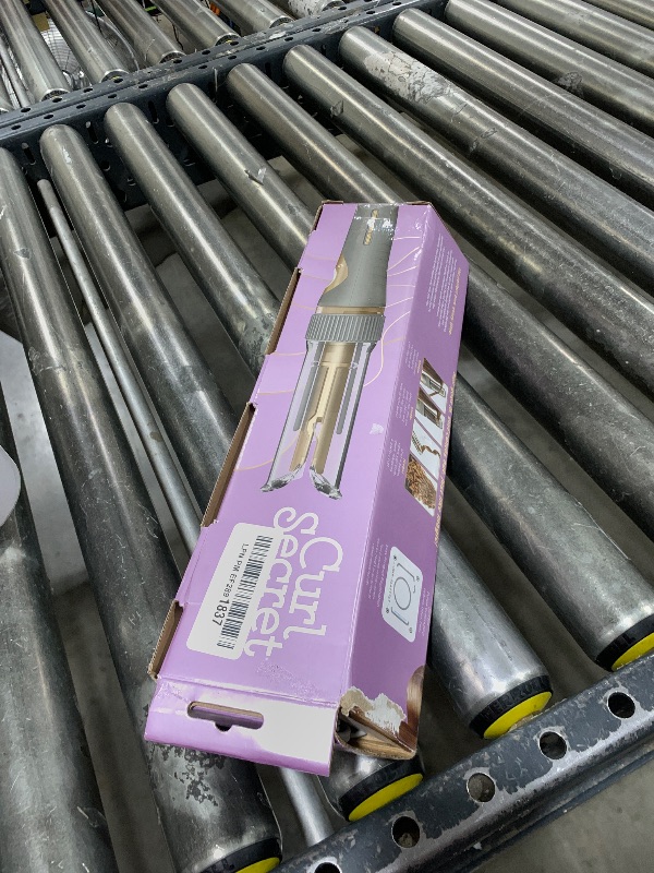 Photo 1 of INFINITIPRO BY CONAIR Curl Secret Automatic Curling Iron - 3/4-inch Barrel - Hair Curler for All Hair Types and Lengths - Dual Voltage for Worldwide Travel