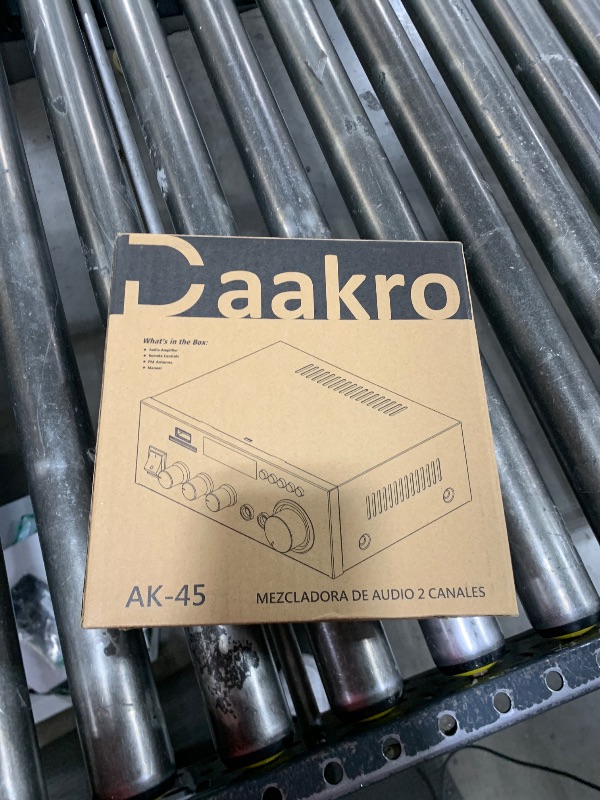 Photo 1 of Daakro AK45 Stereo Audio Amplifier,300W Home 2 Channel Wireless Bluetooth 5.0 Power Amplifier System, Home Amplifiers FM Radio, USB, SD Card, with Remote Control Home Theater Audio Stereo System
