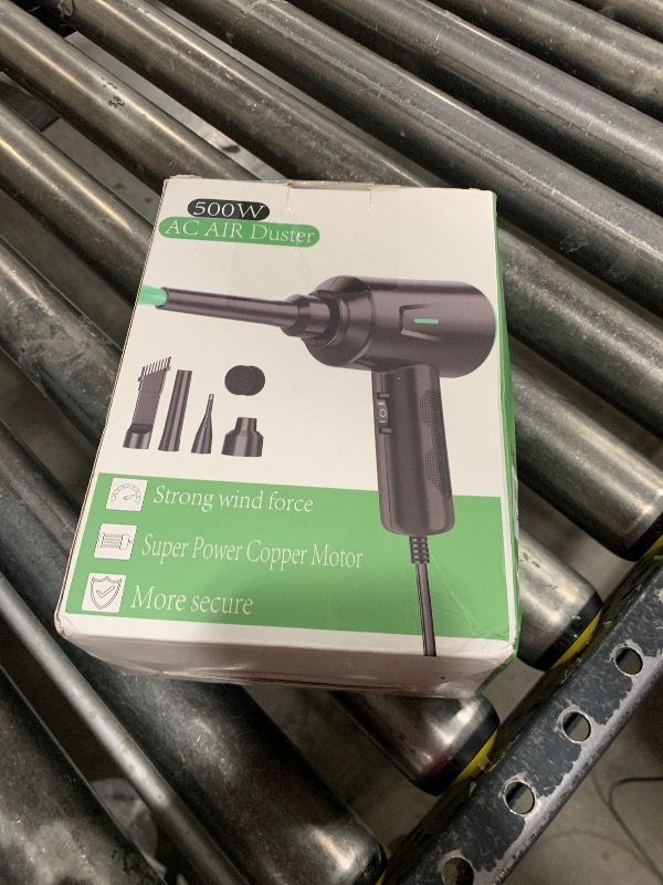 Photo 1 of Meudeen Air Duster - Compressed Air - 5.74 oz High Power Cleaning for Computer - PC - 2 Gear Air Blower (Black Purple)