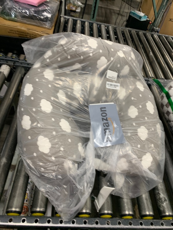 Photo 1 of Momcozy Nursing Pillow for Breastfeeding, Original Plus Size Breastfeeding Pillows for More Support for Mom and Baby, with Adjustable Waist Strap and Removable Cotton Cover, Grey
