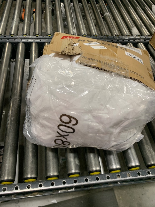 Photo 1 of DROVAN Mattress Topper Queen Size - Extra Thick Mattress Pad Cover - Pillow Top Deep Pocket with Breathable 7D Spiral Fiber Filling Cooling Mattress Cover