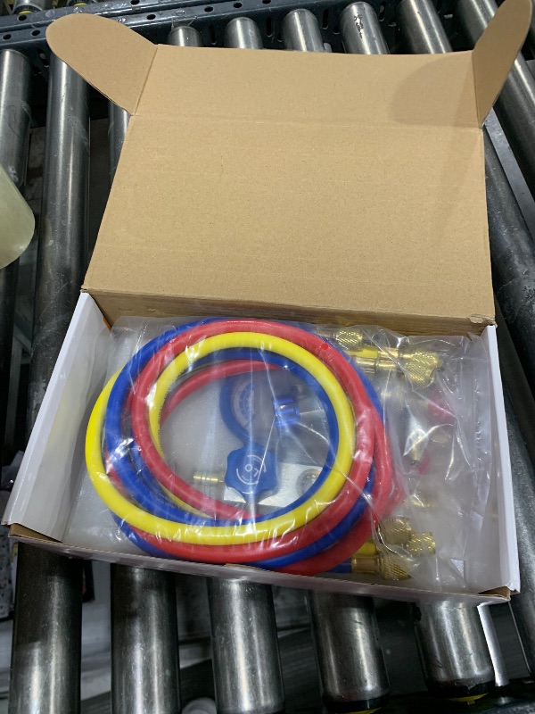 Photo 1 of BACOENG 4 CFM AC Vacuum Pump and Gauge Set, HVAC Vacuum Pump Kit with Leak Detector for R134a R410a R22 Refrigerants, with R134a Quick Couplers and Can Tap