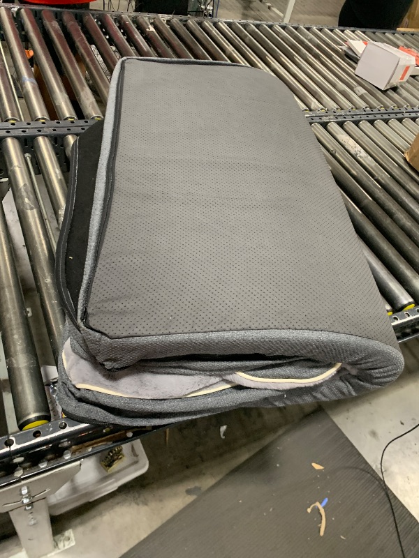Photo 1 of Made4Pets Orthopedic Dog Bed for Extra Large Dogs, Supportive Foam XL Pet Bed Sofa with Washable Removable Cover, Waterproof Large Dog Couch Bed, Non-Slip Bottom and Egg-Crate Foam, Grey