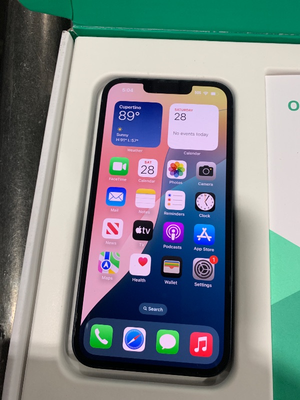 Photo 1 of Apple iPhone 13, 128GB, Midnight - Unlocked (Renewed Premium)