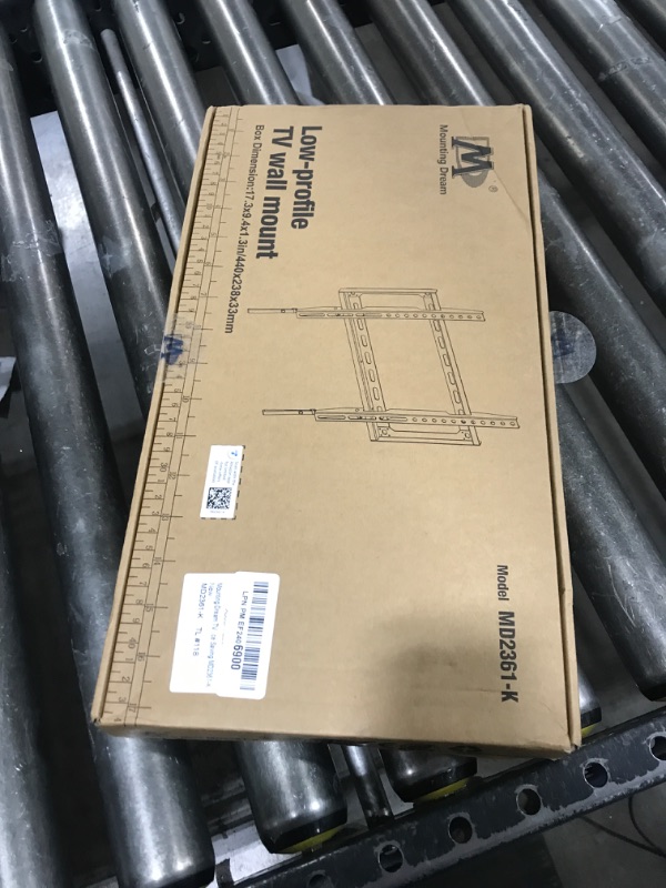 Photo 1 of Mounting Dream TV Mount Fixed for Most 26-60 Inch LED, LCD and Plasma TVs, TV Wall Mount TVs Bracket up to VESA 400x400mm and 100 LBS Loading Capacity, Low Profile and Space Saving Flat Mount MD2361-K