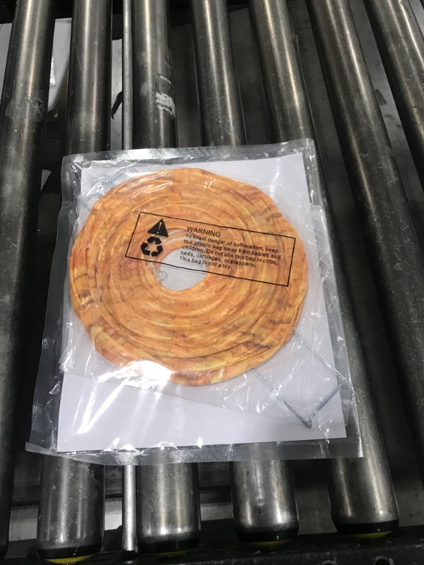 Photo 1 of DECYOOL 2 Pack Wasp Nest Decoy Hanging Wasp for Wasps Hornets Yellow Jackets Outdoor Waterproof Material (Orange)