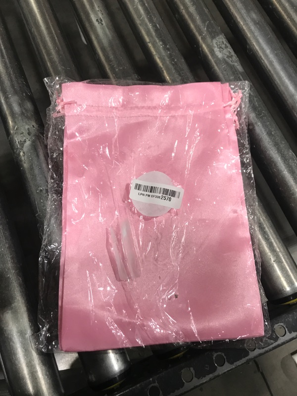 Photo 1 of GlamorDove Hair Extension Tool Silk Stain Wig Storage Bag Hair Extension Bags with Drawstring Travel Pouches Bags Weft Carrying Storage Bags Gift Packaging
