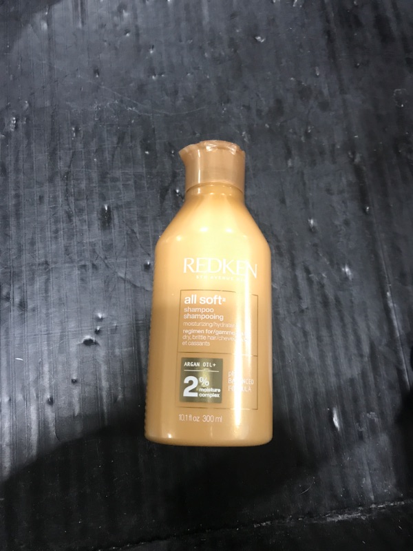 Photo 1 of Redken All Soft Shampoo | Deeply Moisturizes and Hydrates | Softens, Smooths, and Adds Shine | Safe for Color-Treated Hair | Nourishing Shampoo for Dry Hair | With Argan Oil