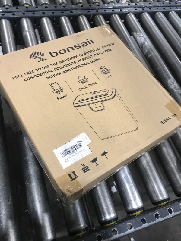 Photo 1 of Bonsaii Paper Shredder for Home Use, 8-Sheet StripCut Home Office Shredder, CD/Credit Card Shredder Machine with Overheat Protection, 3.4 Gallons Wastebasket