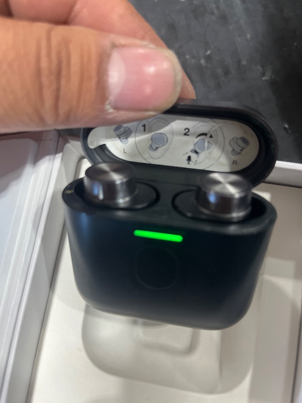 Photo 1 of Bowers & Wilkins Pi7 S2 True Wireless Earbuds - Active Noise Cancellation, Qualcomm aptX Technology, Bluetooth, Crystal-Clear Calls, Wireless & 15-Minute Quick Charging, Satin Black