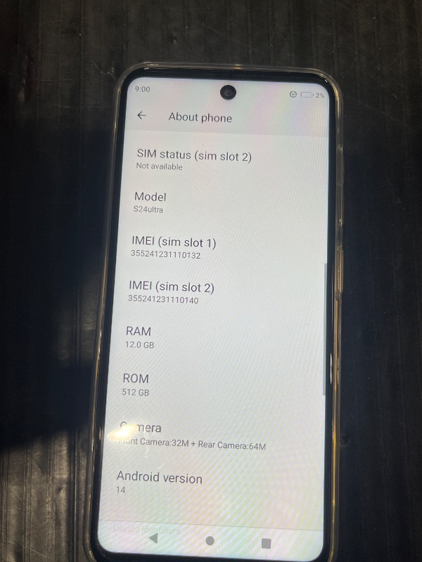 Photo 1 of lolhtvlol Unlocked Cell Phones C24 Ultra, 12GB+512GB Android 14 Phone, 6800mAh Battery, 6.8'' Screen Android 14 Mobile Phone, 48MP+108MP Camera 5G Cell Phone, Face ID/Dual SIM/WiFi/Bluetooth Grey