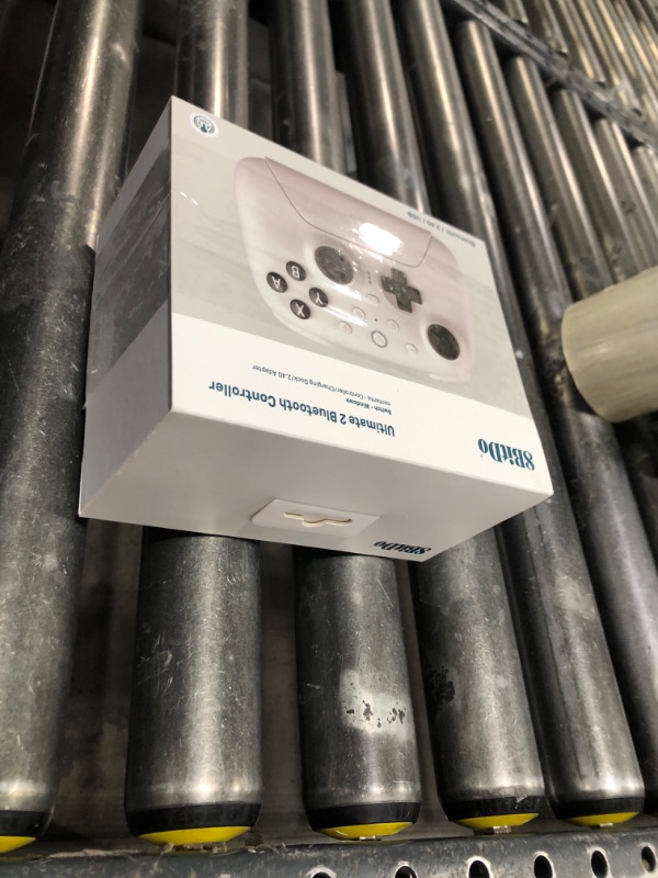 Photo 1 of 8Bitdo Ultimate 2 Bluetooth Controller for Switch/Switch 2 & Windows PC, Switch Pro Controller with TMR Joysticks, Switchable Hall Effect/Tactile Triggers, Vibration and Motion Control - White