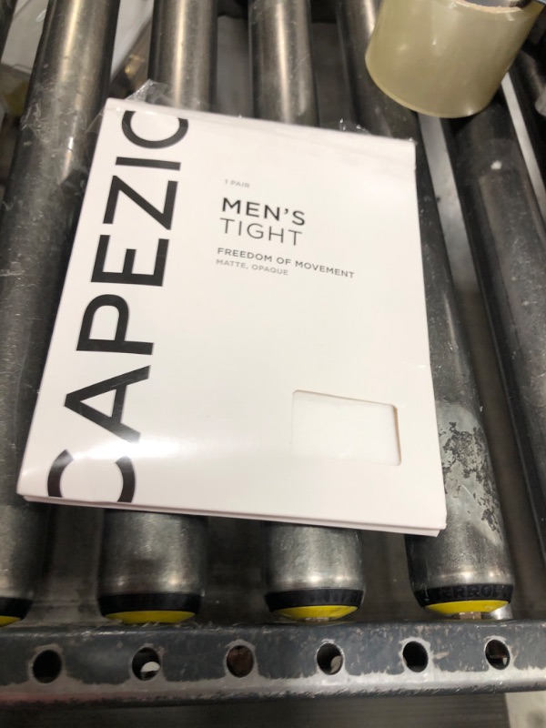 Photo 1 of Capezio Men's Knit Footed Tights , Dyeable White, XX-Large