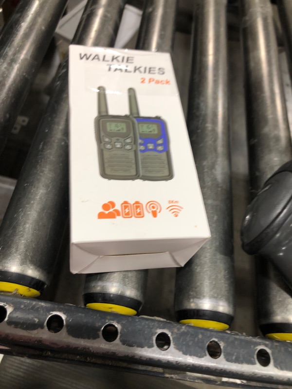 Photo 1 of Walkie Talkies, MOICO Long Range Walkie Talkies for Adults with 22 FRS Channels, Family Walkie Talkie with LED Flashlight VOX LCD Display for Hiking Camping Trip (Orange 2 Pack)